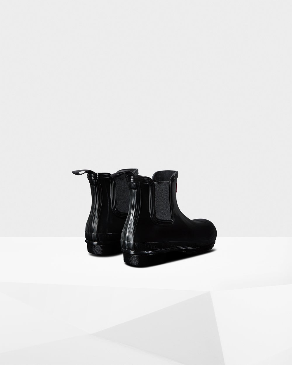 Women Hunter Original Gloss | Chelsea Boots Black | NZ-32870-TFOV